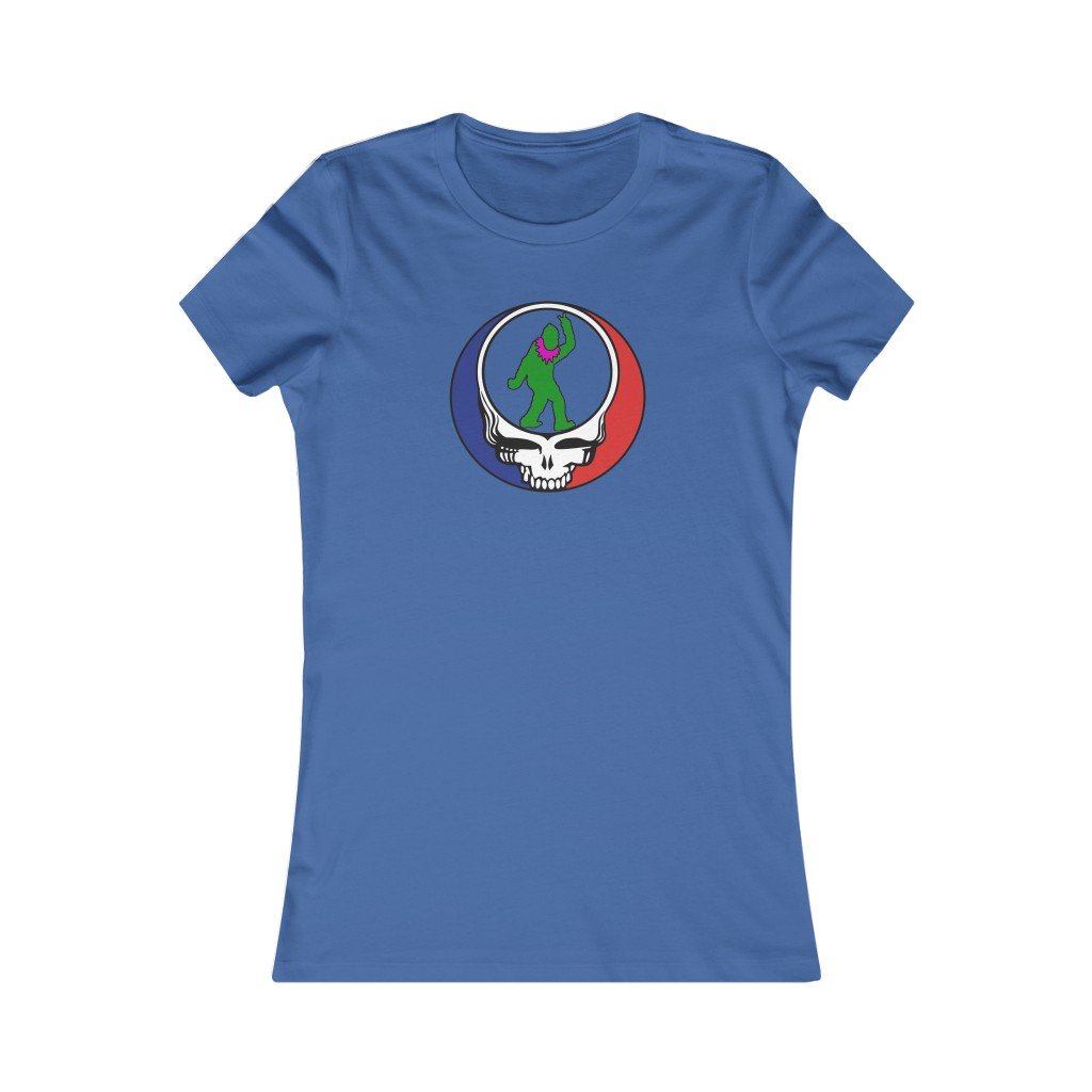 Peace Squatch Blank- Women's-Printify-all products,Cotton,Crew neck,Dead Threads,DTG,Slim fit,T-shirts,Women's Clothing