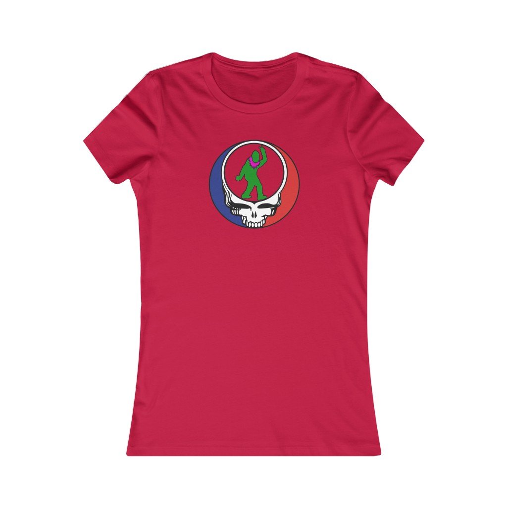 Peace Squatch Blank- Women's-Printify-all products,Cotton,Crew neck,Dead Threads,DTG,Slim fit,T-shirts,Women's Clothing