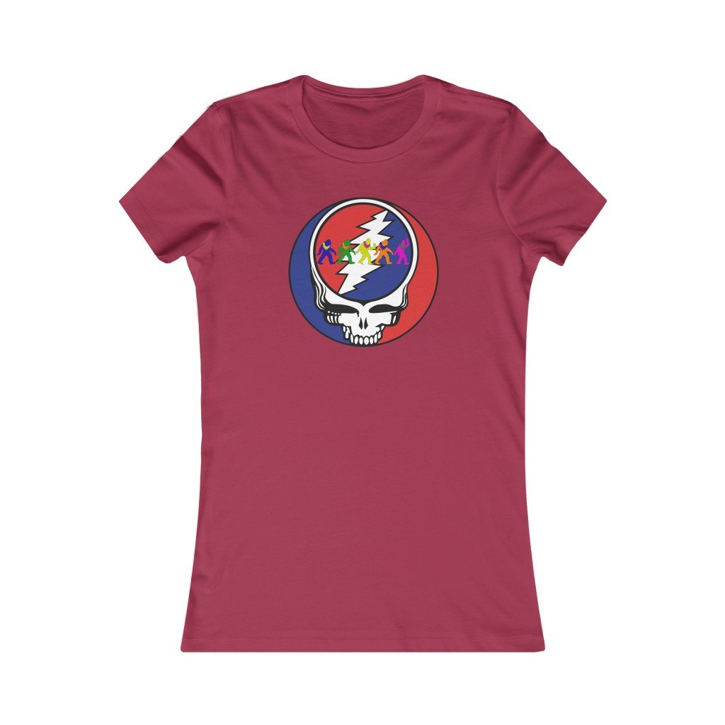 Dancing Squatches - Women's-Printify-Cotton,Crew neck,Dead Threads,DTG,PHISH Phasions,Slim fit,T-shirts,Women's Clothing