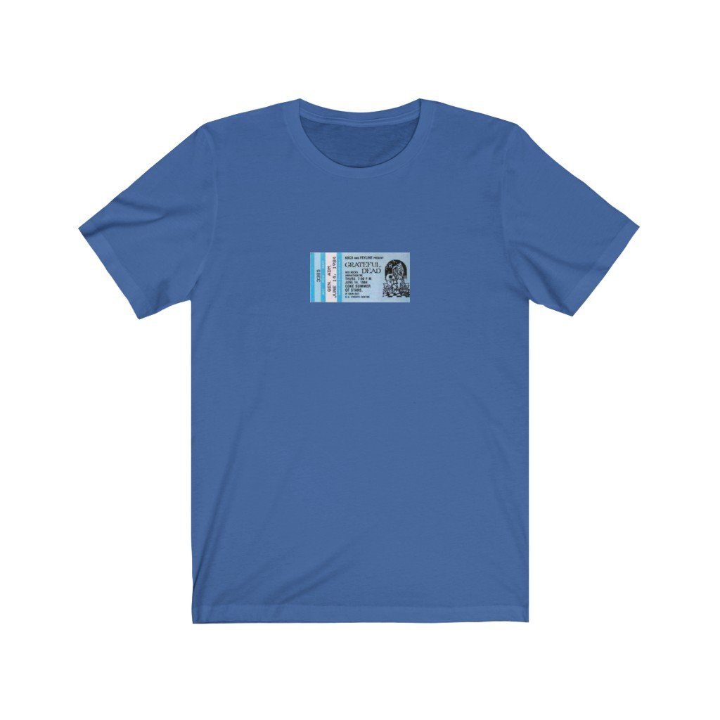 RED ROCKS 6-14-1984-Printify-Cotton,Crew neck,DEAD,DEAD THREADS,DTG,Men's Clothing,Regular fit,STUB,T-shirts,Unisex,Women's Clothing