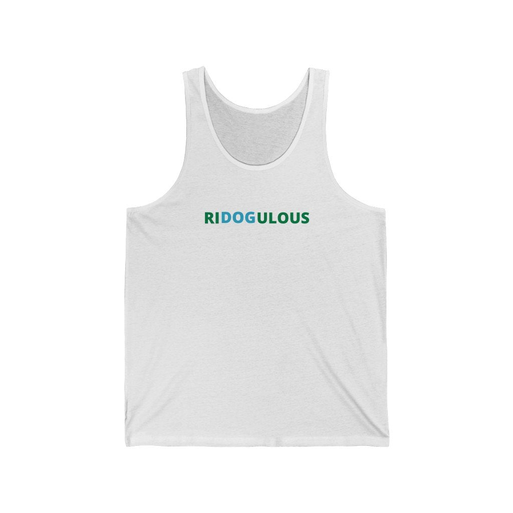 RIDOGULOUS-Printify-Cotton,DOGGIE,DOGGIE STYLE,DTG,Men's Clothing,Regular fit,TANK,Tank Tops,Unisex,Women's Clothing