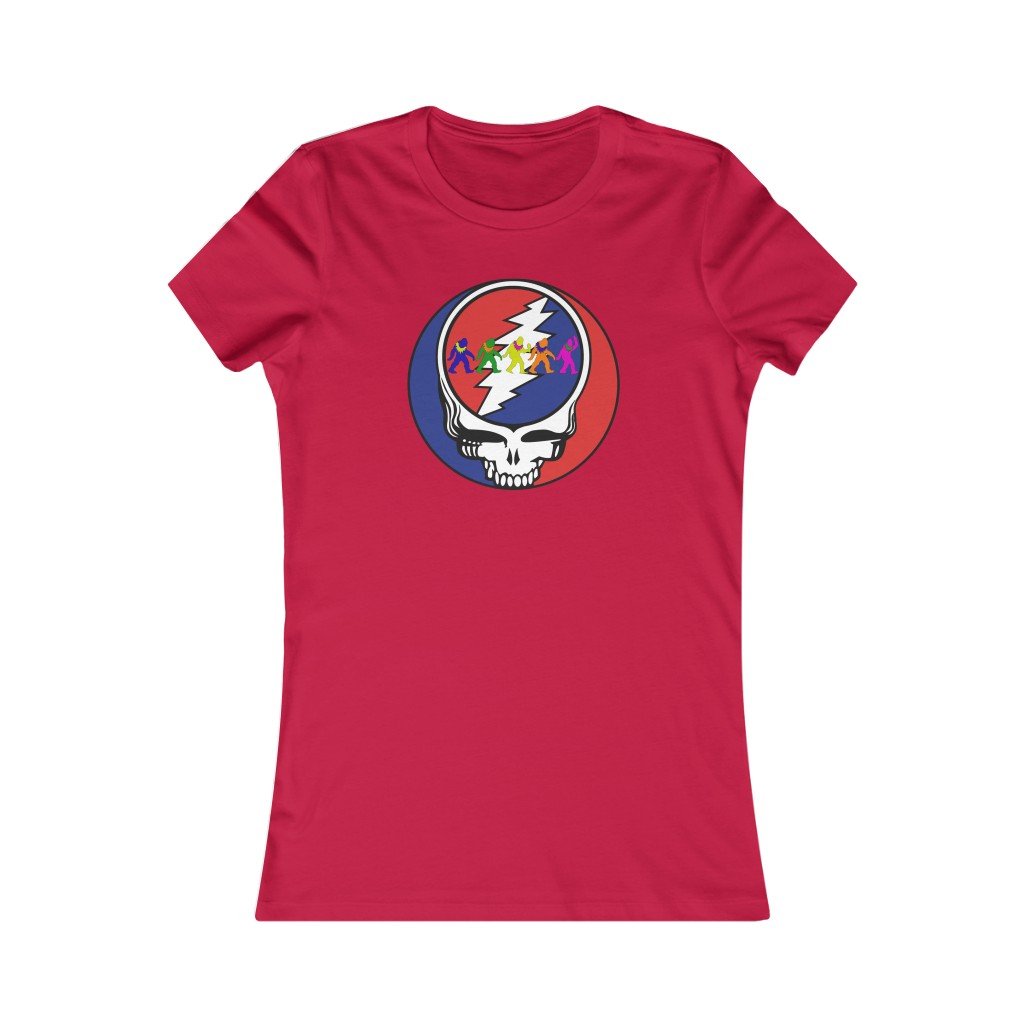 Dancing Squatches - Women's-Printify-Cotton,Crew neck,Dead Threads,DTG,PHISH Phasions,Slim fit,T-shirts,Women's Clothing