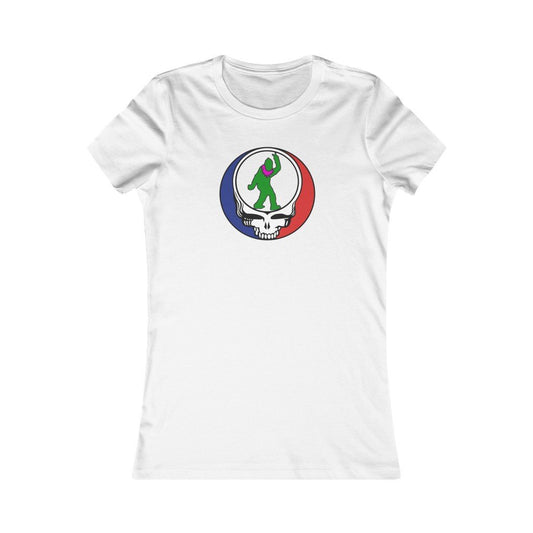 Peace Squatch Blank- Women's-Printify-all products,Cotton,Crew neck,Dead Threads,DTG,Slim fit,T-shirts,Women's Clothing