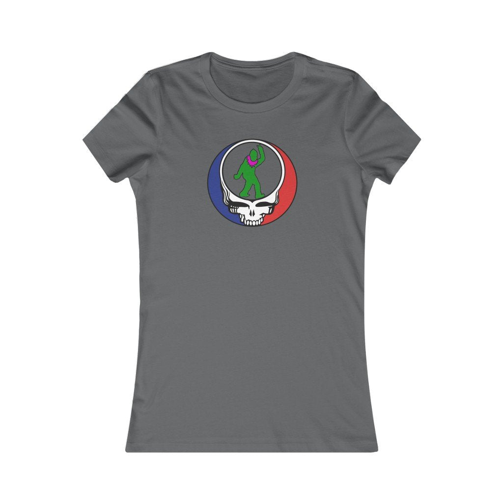 Peace Squatch Blank- Women's-Printify-all products,Cotton,Crew neck,Dead Threads,DTG,Slim fit,T-shirts,Women's Clothing