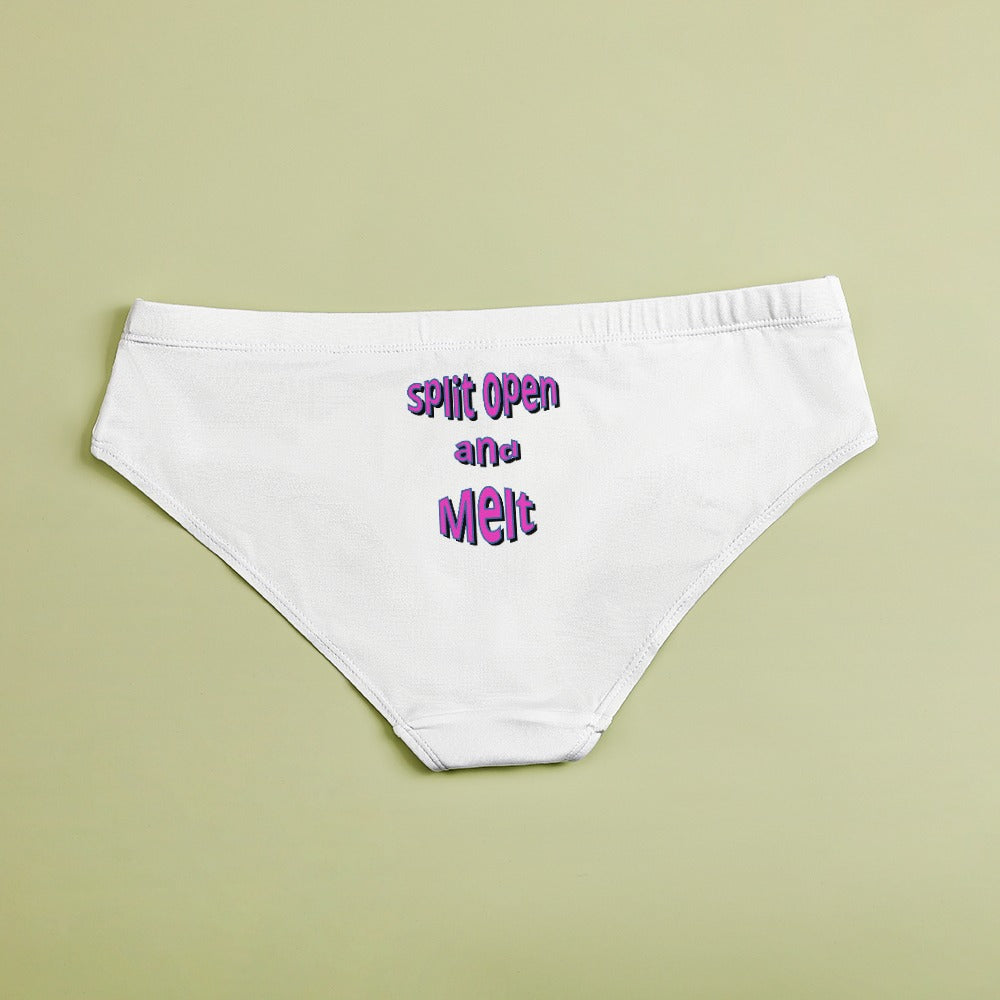 SPLIT OPEN AND MELT - Women's Briefs