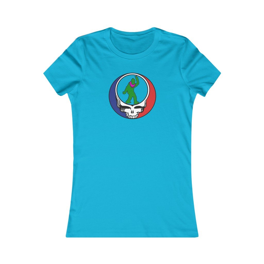 Peace Squatch Blank- Women's-Printify-all products,Cotton,Crew neck,Dead Threads,DTG,Slim fit,T-shirts,Women's Clothing