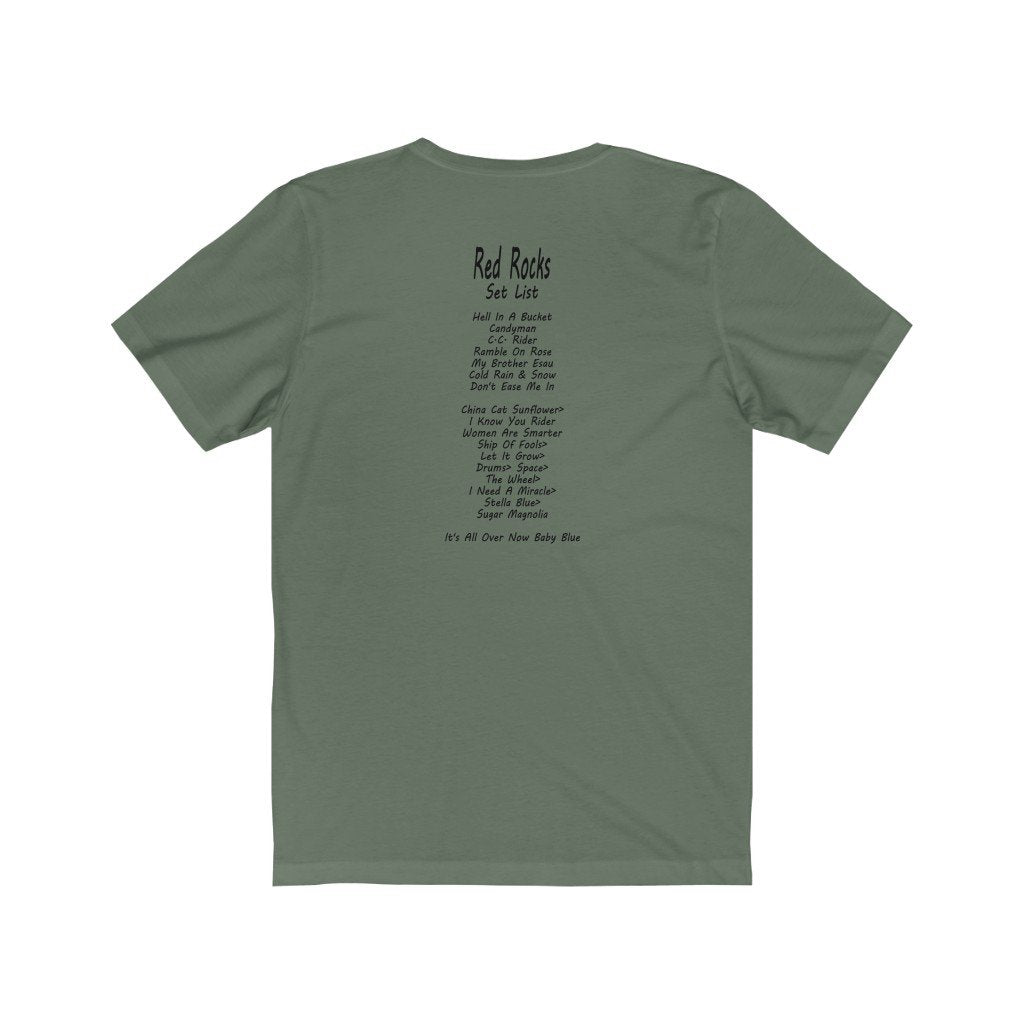 RED ROCKS 6-13-1984-Printify-all products,Cotton,Crew neck,dead threads,DTG,Men's Clothing,Regular fit,T-shirts,Unisex,Women's Clothing