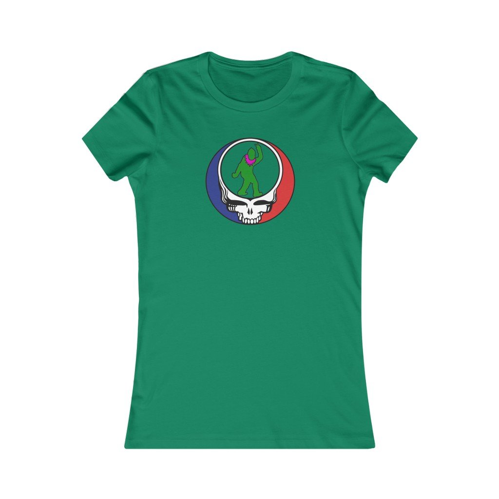 Peace Squatch Blank- Women's-Printify-all products,Cotton,Crew neck,Dead Threads,DTG,Slim fit,T-shirts,Women's Clothing