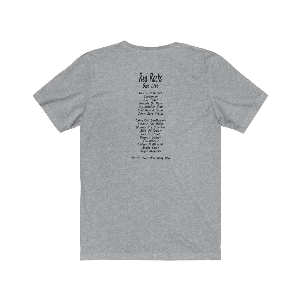 RED ROCKS 6-13-1984-Printify-all products,Cotton,Crew neck,dead threads,DTG,Men's Clothing,Regular fit,T-shirts,Unisex,Women's Clothing
