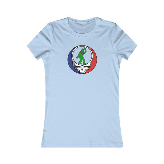 Peace Squatch Blank- Women's-Printify-all products,Cotton,Crew neck,Dead Threads,DTG,Slim fit,T-shirts,Women's Clothing