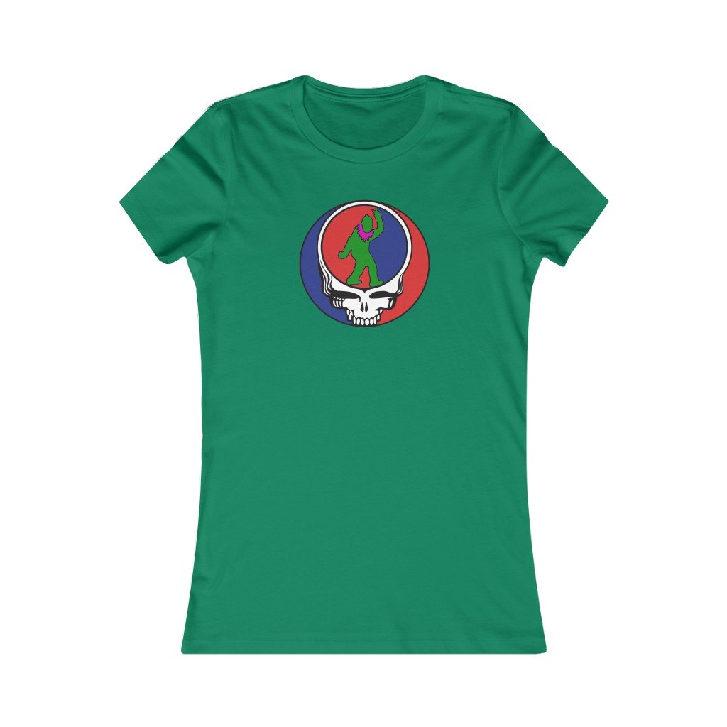 Peace Squatch Color- Women's-Printify-all products,Cotton,Crew neck,Dead Threads,DTG,Slim fit,T-shirts,Women's Clothing