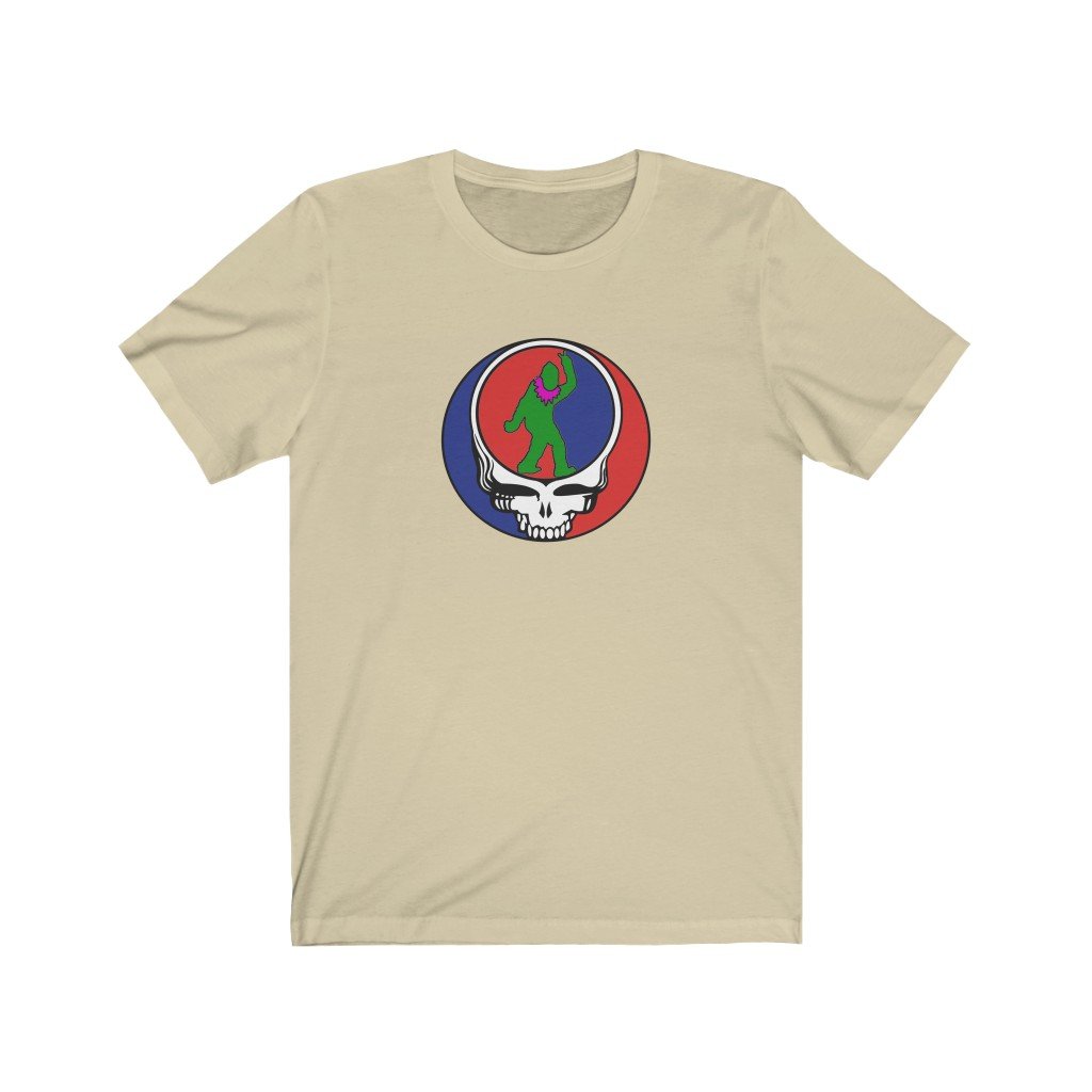 Peace Squatch - Color-Printify-Cotton,Crew neck,Dead Threads,DTG,Men's Clothing,Mother’s Day promotion,Regular fit,T-shirts,Unisex,Women's Clothing