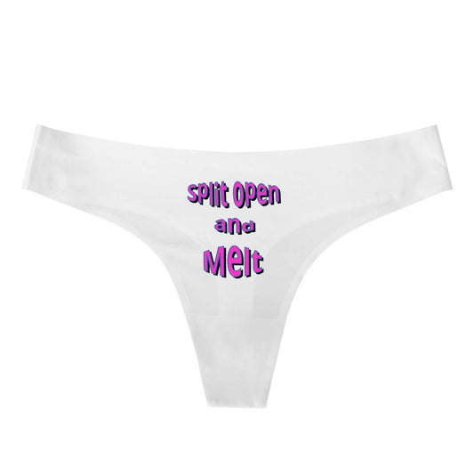 SPLIT OPEN AND MELT - THONG-painterest-panties,PHISH PHASHIONS,TWISTED