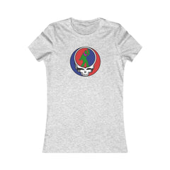 Peace Squatch Color- Women's-Printify-all products,Cotton,Crew neck,Dead Threads,DTG,Slim fit,T-shirts,Women's Clothing