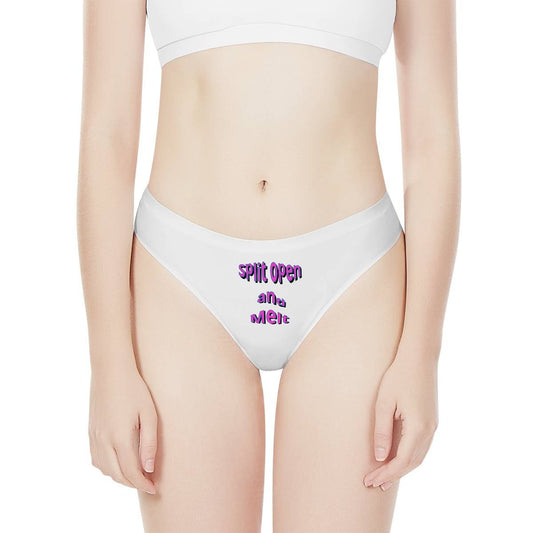 SPLIT OPEN AND MELT - THONG-painterest-panties,PHISH PHASHIONS,TWISTED