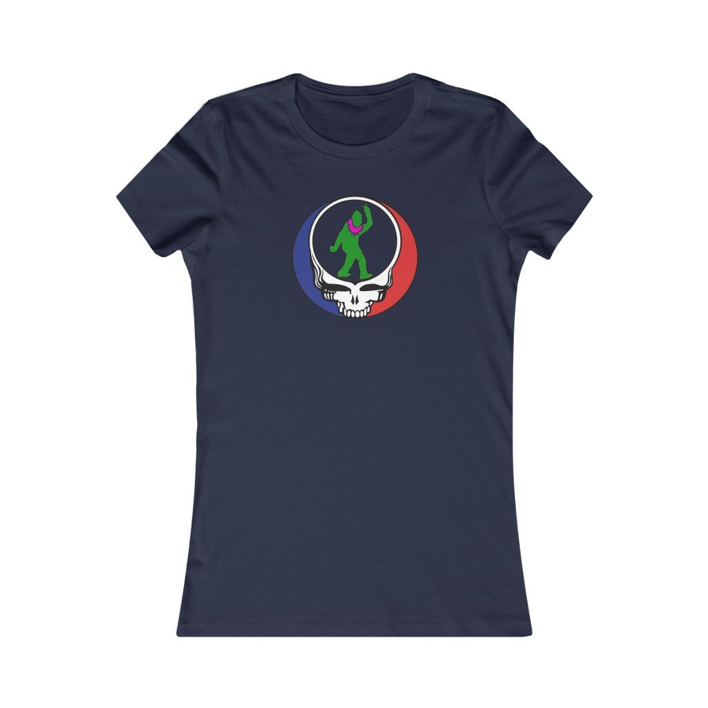 Peace Squatch Blank- Women's-Printify-all products,Cotton,Crew neck,Dead Threads,DTG,Slim fit,T-shirts,Women's Clothing