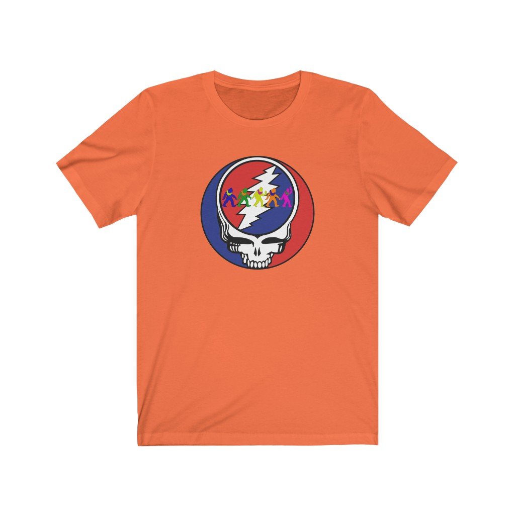 DANCING SQUATCHES-Printify-BIG FOOOT,BOB WEIR,BOBBY,Cotton,Crew neck,DEAD,DEAD & CO.,DEAD THREADS,DTG,GRATEFUL DEAD,JERRY,JERRY GARCIA,Men's Clothing,Regular fit,SQUATCH,T-shirts,Unisex,Women's Clothing