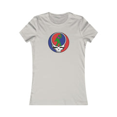 Peace Squatch Color- Women's-Printify-all products,Cotton,Crew neck,Dead Threads,DTG,Slim fit,T-shirts,Women's Clothing