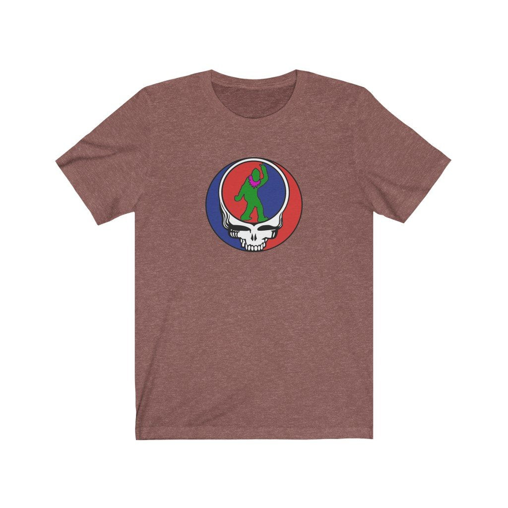 Peace Squatch - Color-Printify-Cotton,Crew neck,Dead Threads,DTG,Men's Clothing,Mother’s Day promotion,Regular fit,T-shirts,Unisex,Women's Clothing