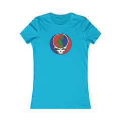 Peace Squatch Color- Women's-Printify-all products,Cotton,Crew neck,Dead Threads,DTG,Slim fit,T-shirts,Women's Clothing