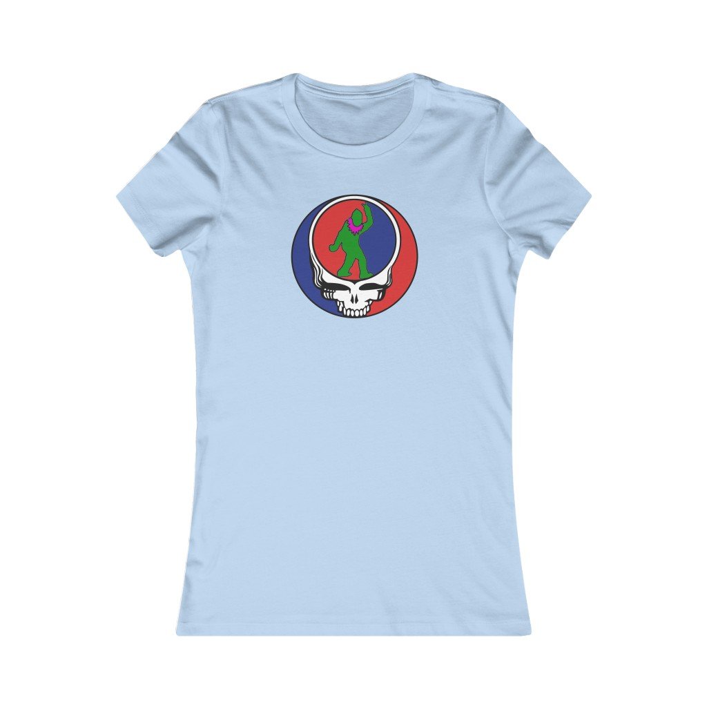 Peace Squatch Color- Women's-Printify-all products,Cotton,Crew neck,Dead Threads,DTG,Slim fit,T-shirts,Women's Clothing