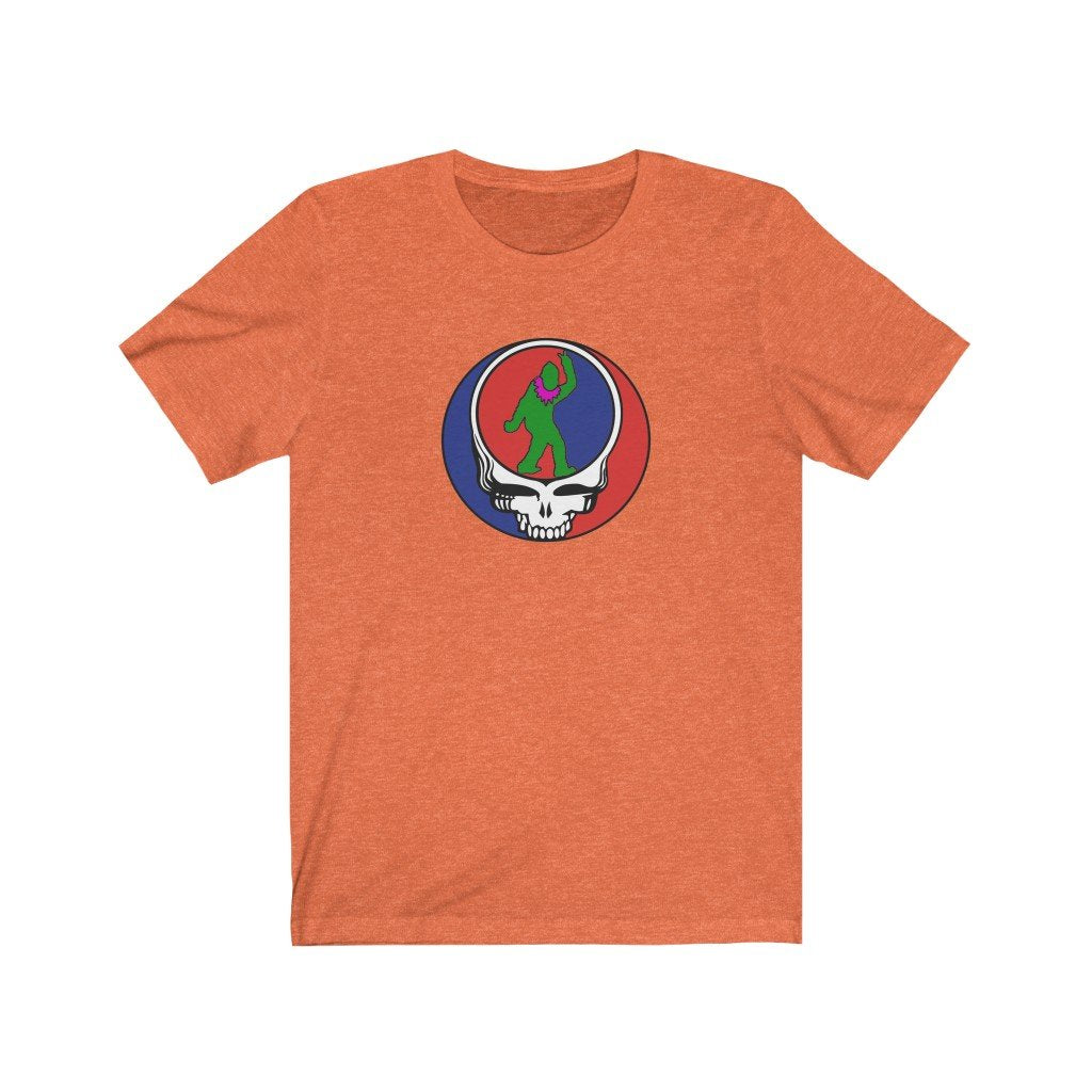 Peace Squatch - Color-Printify-Cotton,Crew neck,Dead Threads,DTG,Men's Clothing,Mother’s Day promotion,Regular fit,T-shirts,Unisex,Women's Clothing